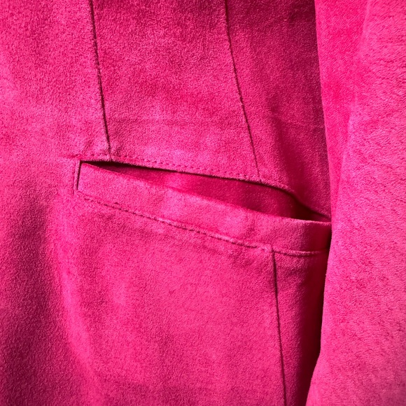 DANIER PINK SUEDE VINTAGE JACKET - Picture 6 of 11